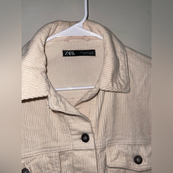 Zara Women's Corduroy Oversize Button Shirt/Jacket Shacket - Picture 6 of 6